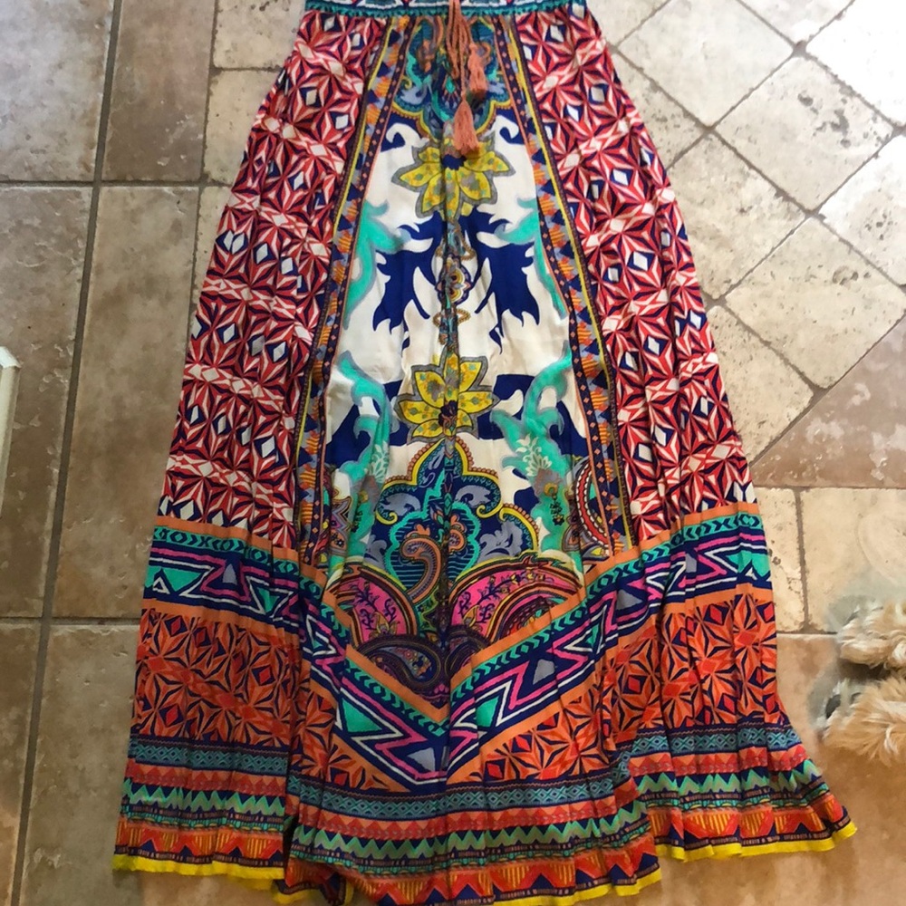 Maxi Printed Skirt